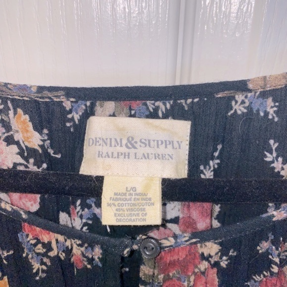 Denim and Supply Floral Mini Dress - Picture 3 of 7